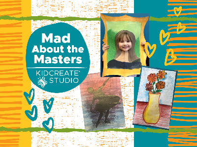 Kidcreate Studio - Eden Prairie. Mad About the Masters Homeschool Weekly Class (5-12 Years)